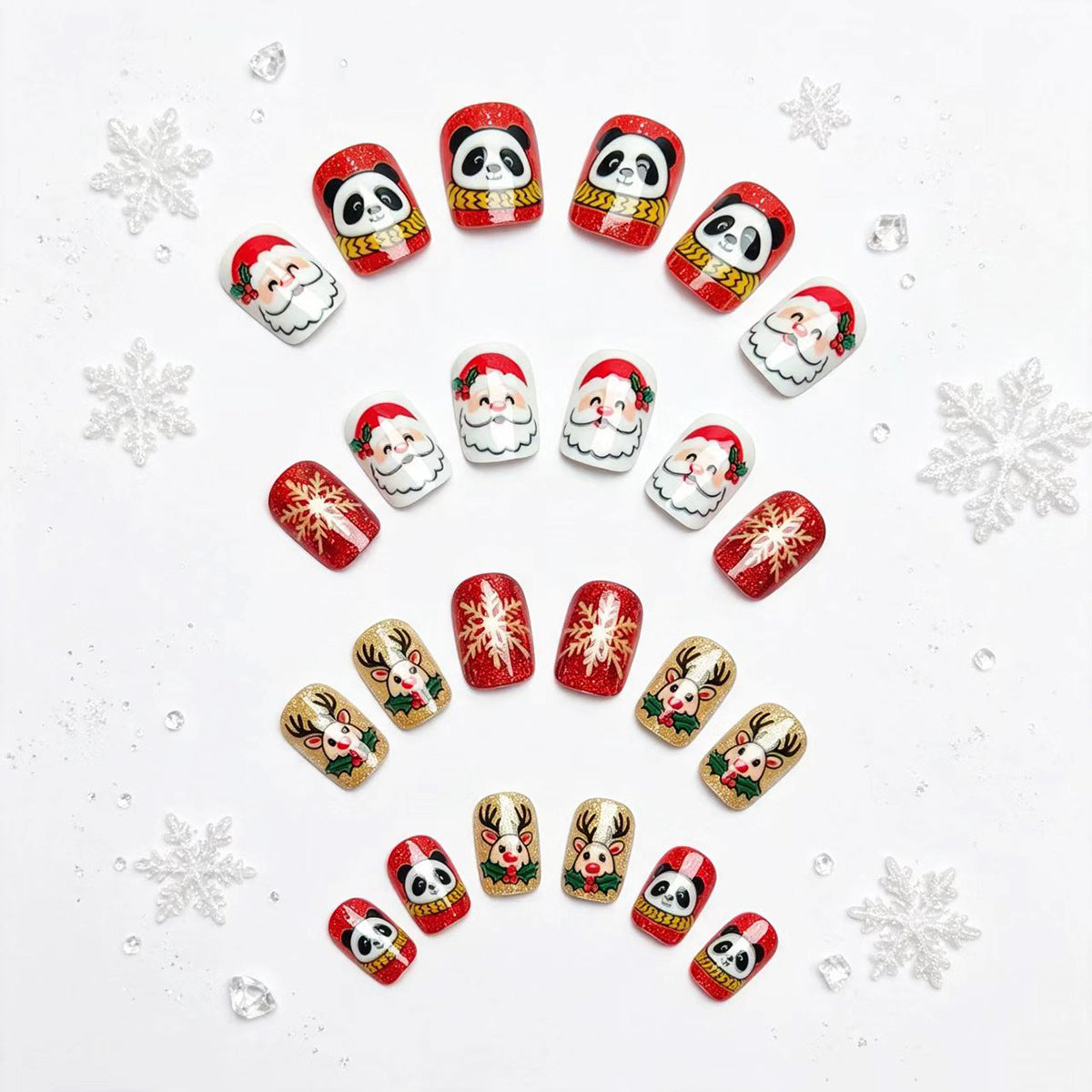 Kreative Weihnachtskunstnägel Brehn