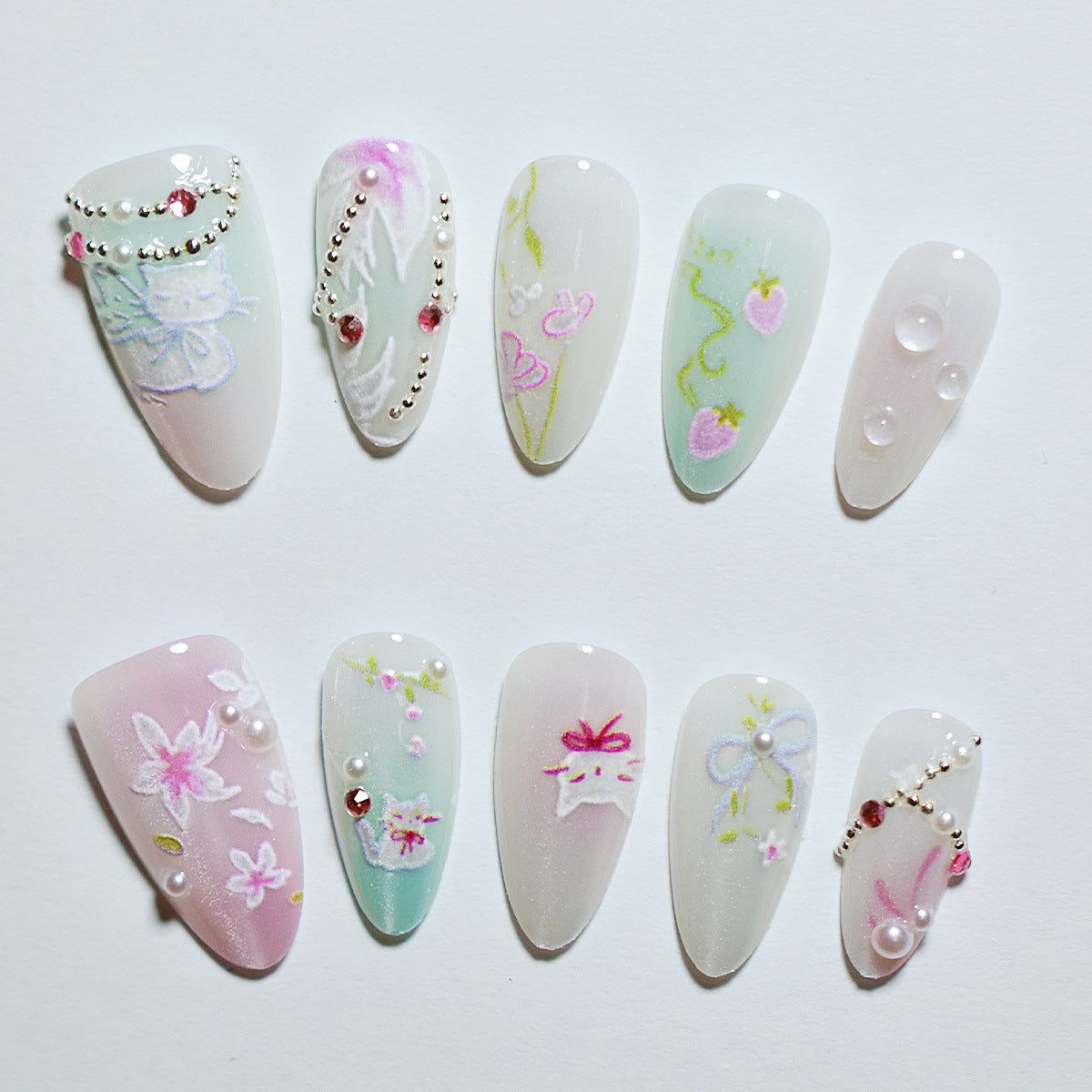 Thematic Artisan Press-On Nail Set Brehn