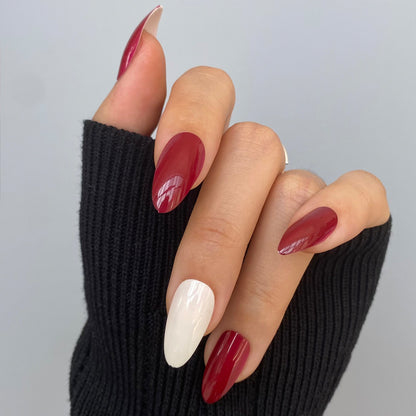 Glamouröse Glitzer-Stiletto Press-On Nägel Brehn