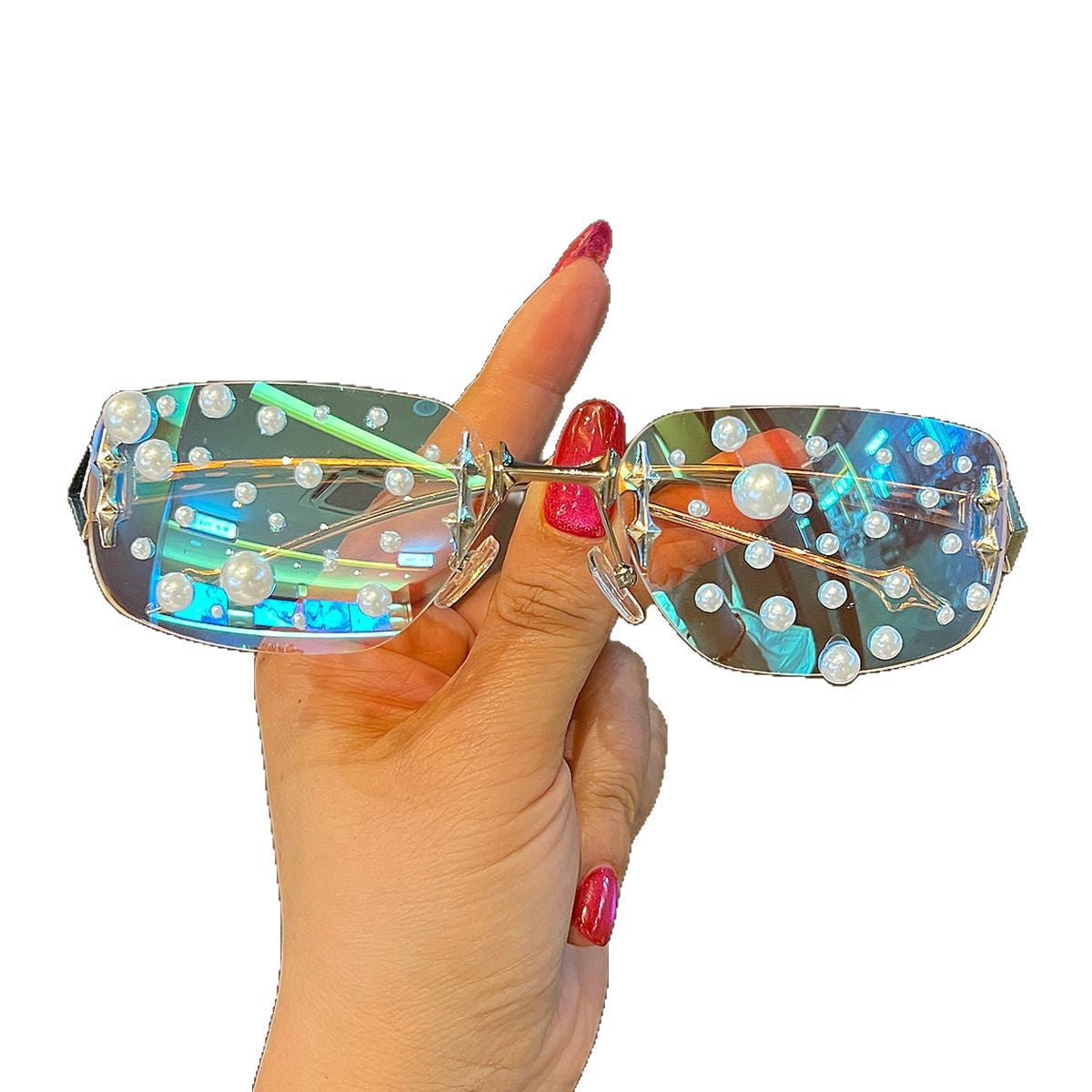 Damen Dekorative Designer-Sonnenbrille Brehn