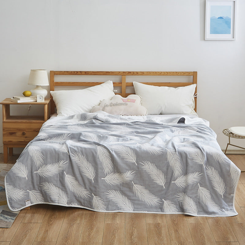 Damen Elegante Decke mit dezentem Blattmotiv Brehn