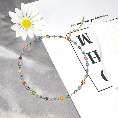 Farbenfrohes bösen Blick Charm Armband Brehn 1788164354