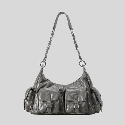 Gepolsterte Mehrfach-Taschen-Handtasche