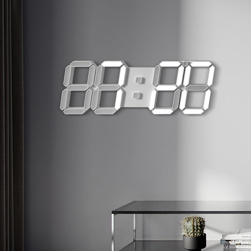 Digitale Alarmuhr mit großem Display und Farbwechsel Brehn