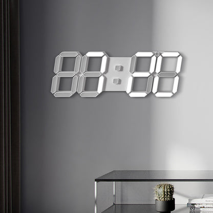 Digitale Alarmuhr mit großem Display und Farbwechsel Brehn