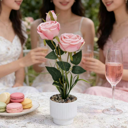 Elegantes künstliches Rosenbouquet für die Heimdekoration