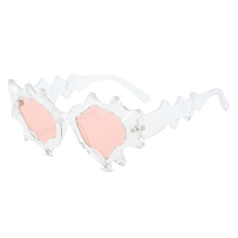 Damen auffällige künstlerische Sonnenbrille Brehn