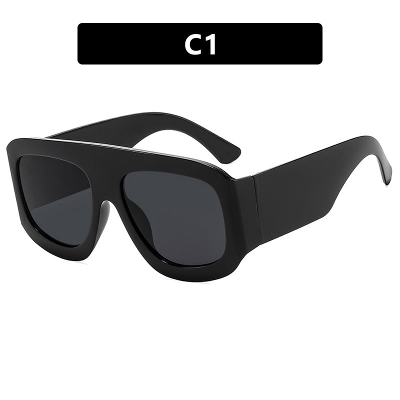 Damen modische Oversized Sonnenbrille mit markantem Design Brehn