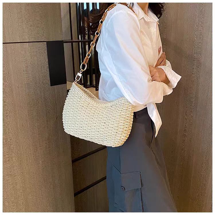Trendige Makramee-Handtasche Brehn