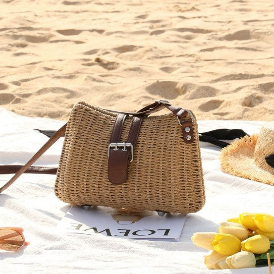 Damen Handtasche im modernen geflochtenen Design Brehn