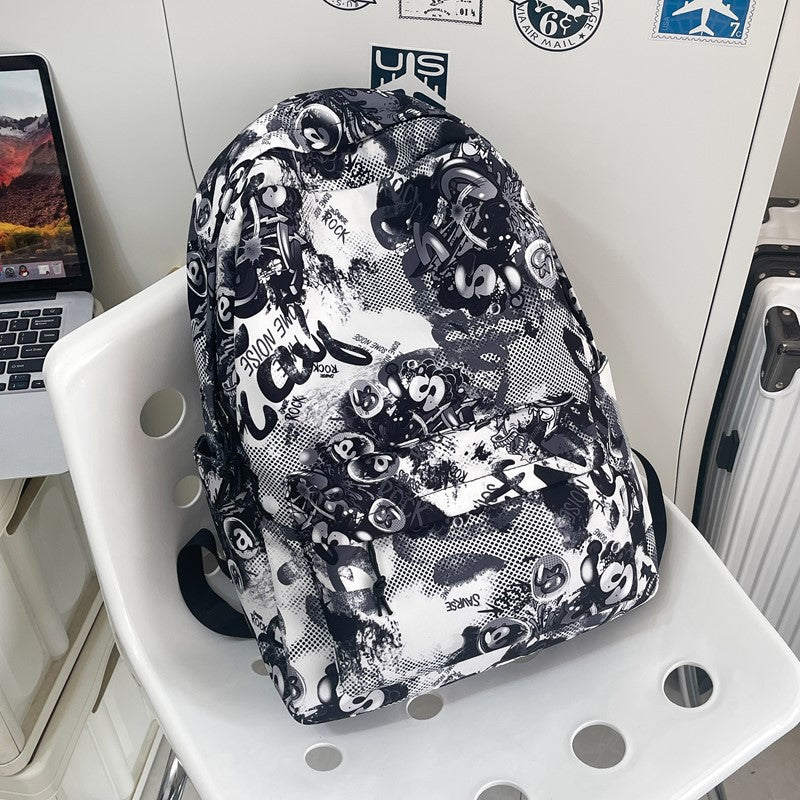 Künstlerischer Grafikdruck Rucksack