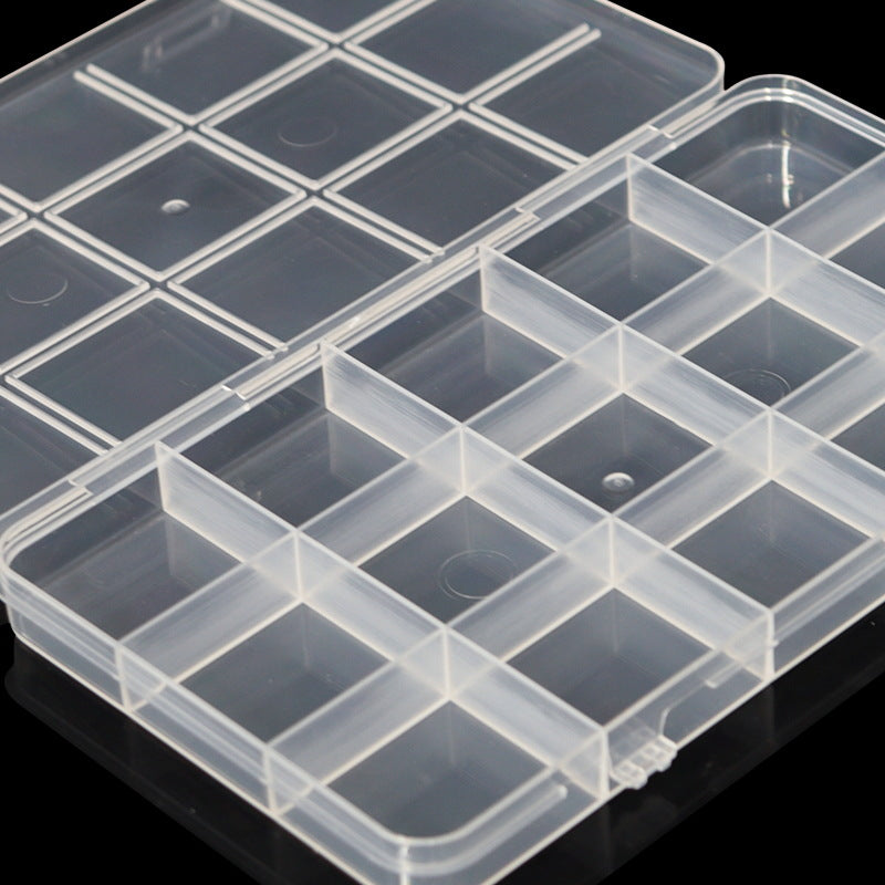 Multi-Compartment Clear Utility Storage Box Brehn