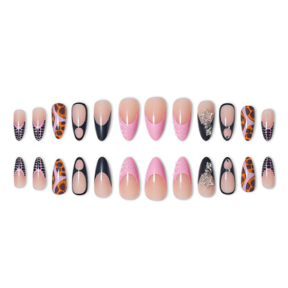 Künstlerisches Glam Nagelset Brehn