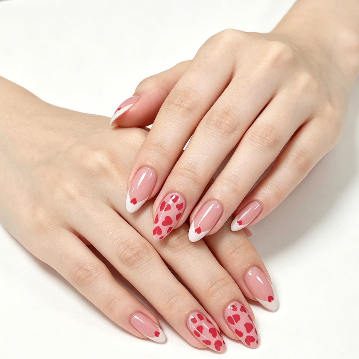 Herz-Muster Nail Art Verbesserungen Brehn