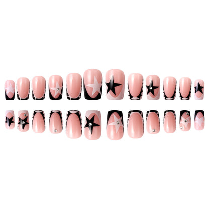Elegantes Künstlerisches Press-On Nagelkunst Set Brehn