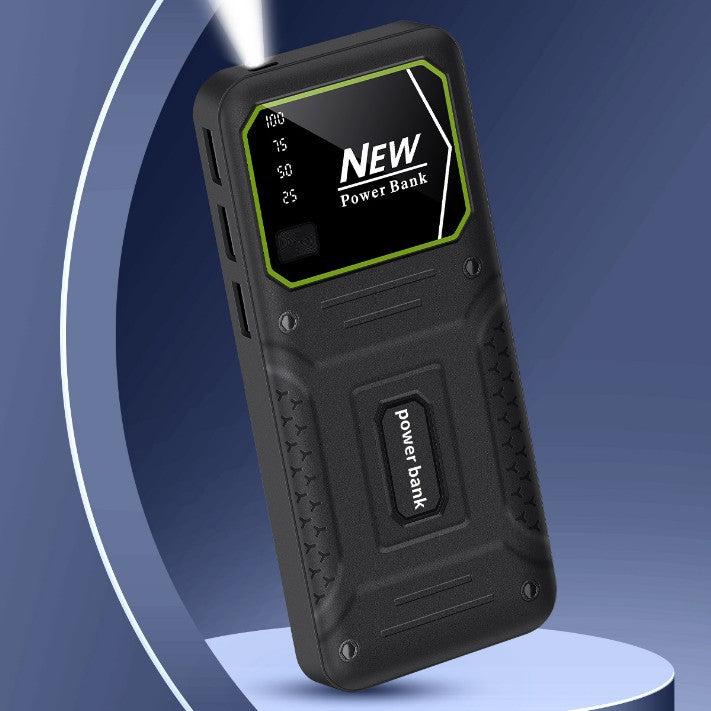 Robuste Powerbank mit Präziser Digitaler Ladestandanzeige Brehn