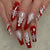 Elegante Stiletto Press-On Nagelset mit einzigartigem Design Brehn