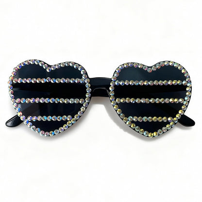Dekorative Strass-verschönerte herzförmige Sonnenbrille Brehn 1787141270