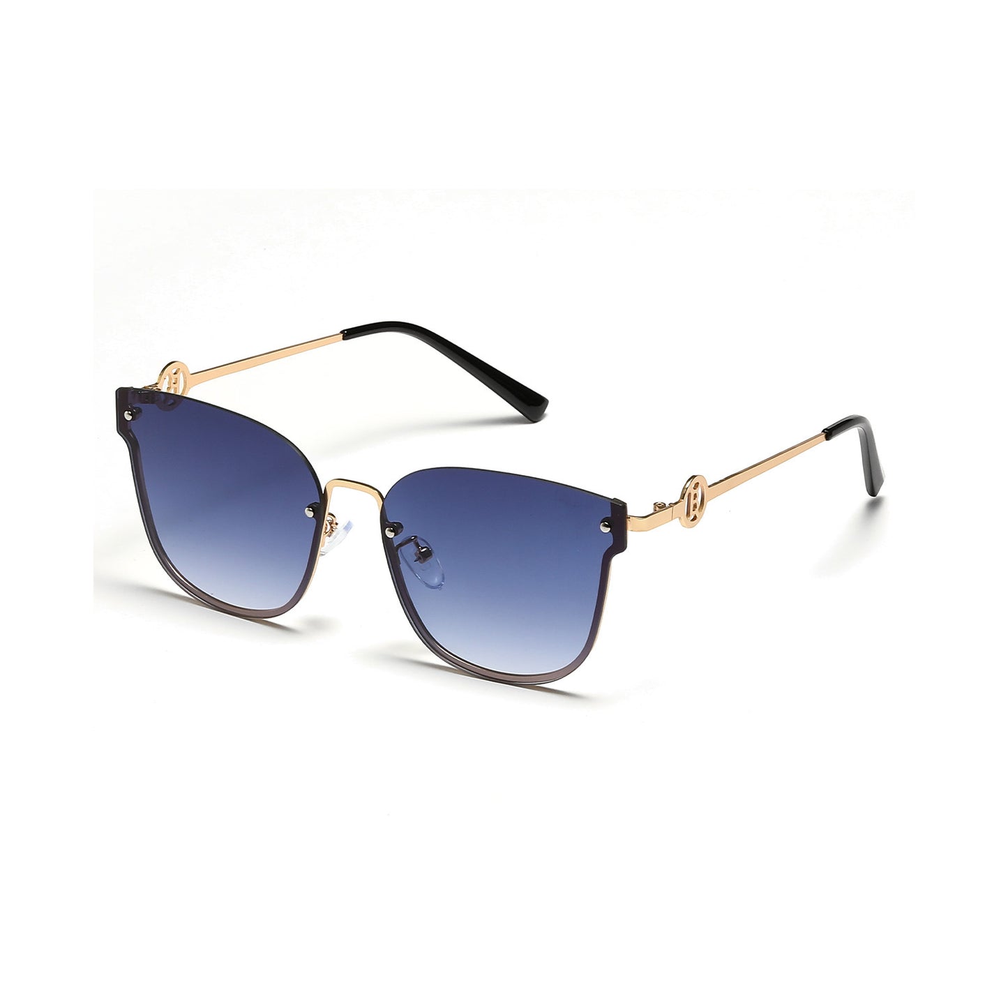 Damen modische oversized Sonnenbrille mit einzigartigem Verlauf Brehn