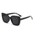 Damen Oversized Sonnenbrille mit auffälligem Rahmen Brehn