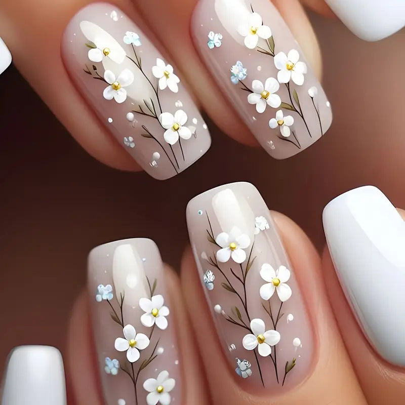 Floral Nail Art Design Brehn 1789915300