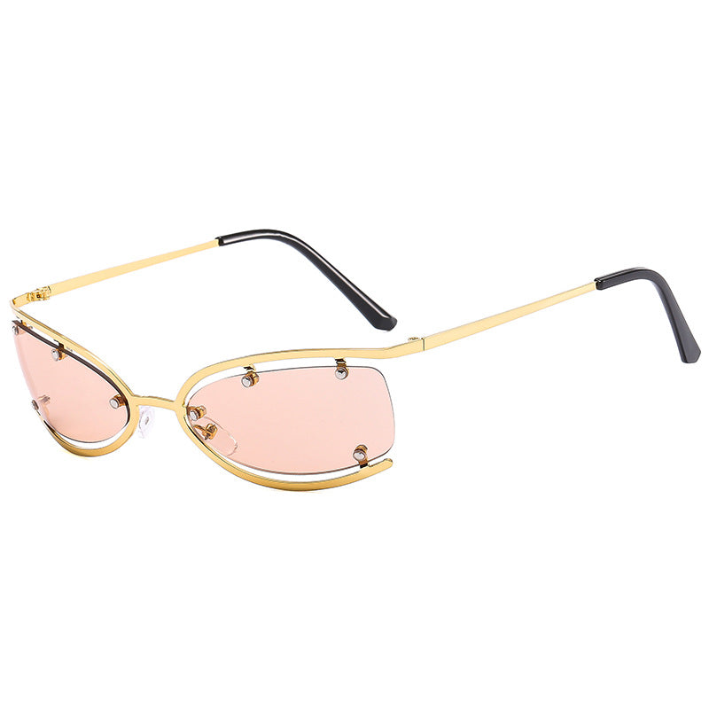 Damen Cat-Eye Sonnenbrille mit luxuriösen Akzenten und schützendem UV-Filter Brehn