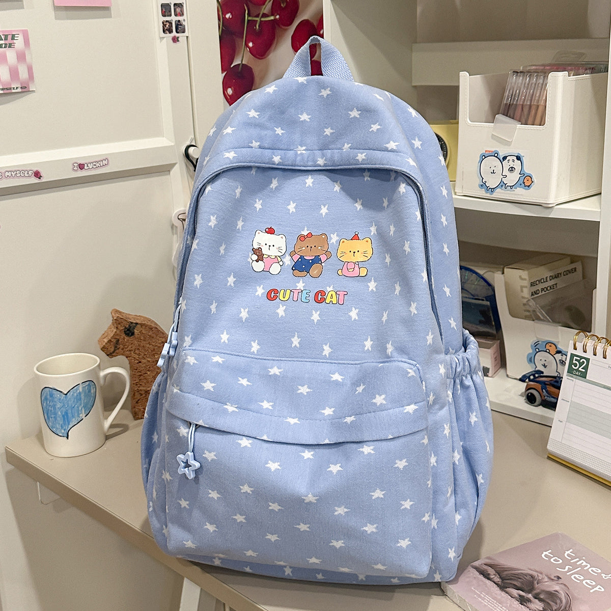 Niedlicher Cartoon-Charakter-Rucksack Brehn