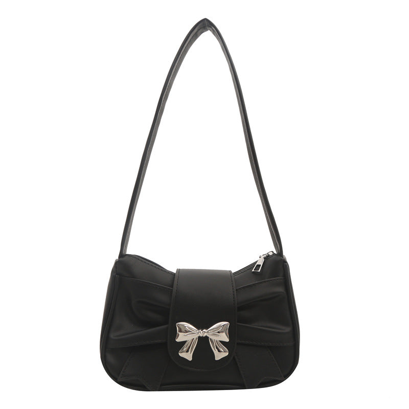 Elegante Schleifenakzent Schultertasche Brehn