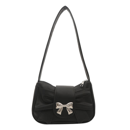Elegante Schleifenakzent Schultertasche Brehn
