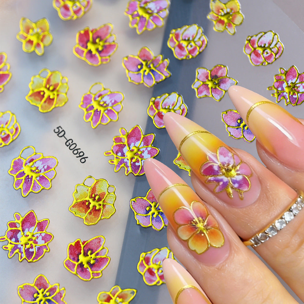 Kreatives Nagelkunst Sticker-Set