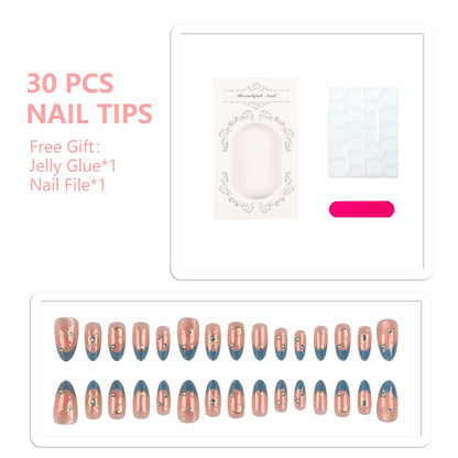 Dekoratives Press-On Nagelset
