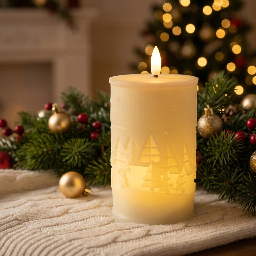 Weihnachtsdekorative LED-Kerze