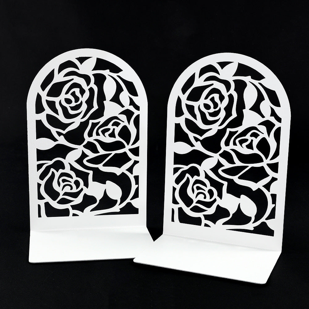 Blumenmuster Dekorative Buchstützen