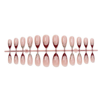 Glamouröses Stiletto Press-On Nagelkunst Set Brehn