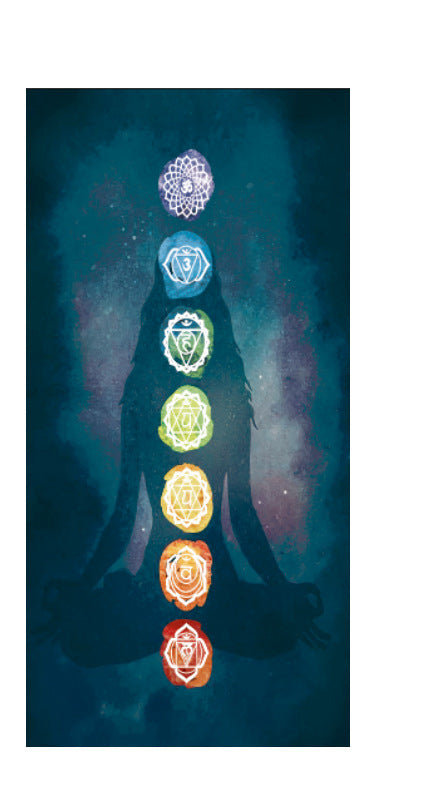Chakra Symbol Wandteppich