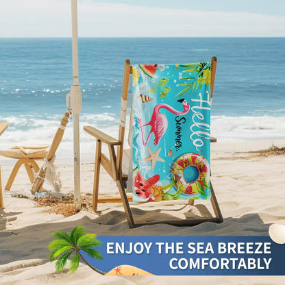 Damen Strandtuch mit kreativem Golfthema Brehn