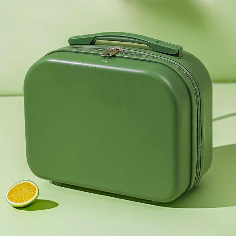 Hartschalen-Reise-Beauty-Case mit geformtem Griff und doppelt zip-verschluss Brehn