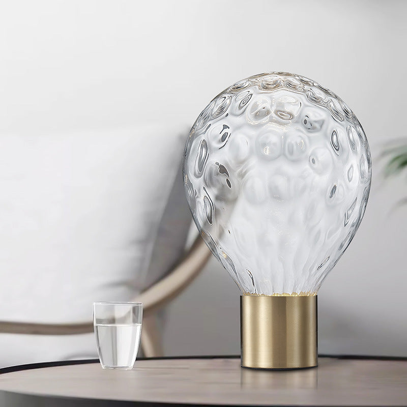 Künstlerische Glas Tischlampe