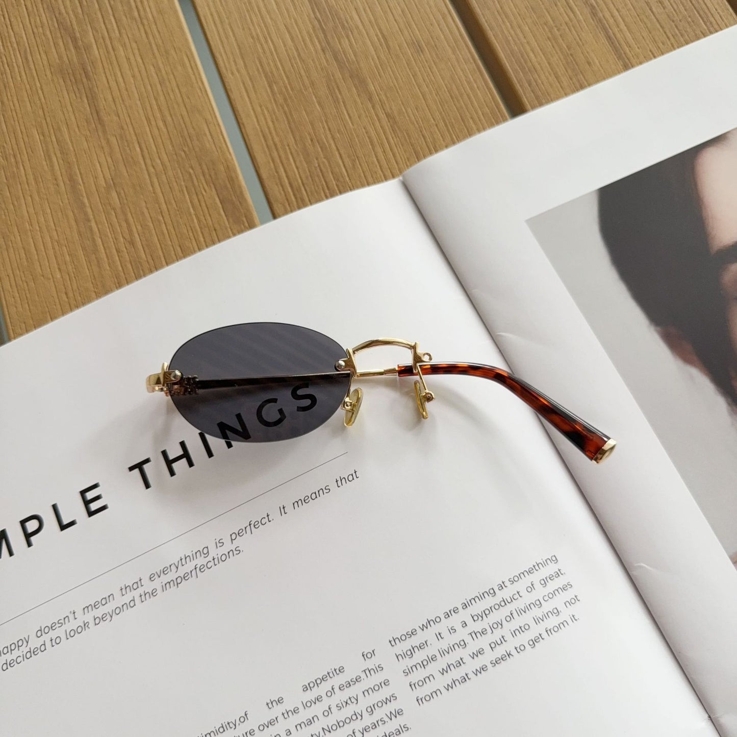 Moderne Runde Rahmen Brille Brehn