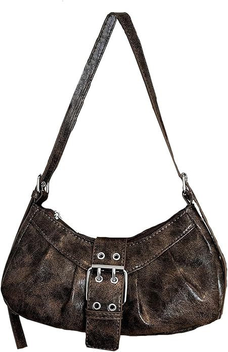 Schultertasche mit Trendigem Design und Dekorativem Schnallenverschluss Brehn