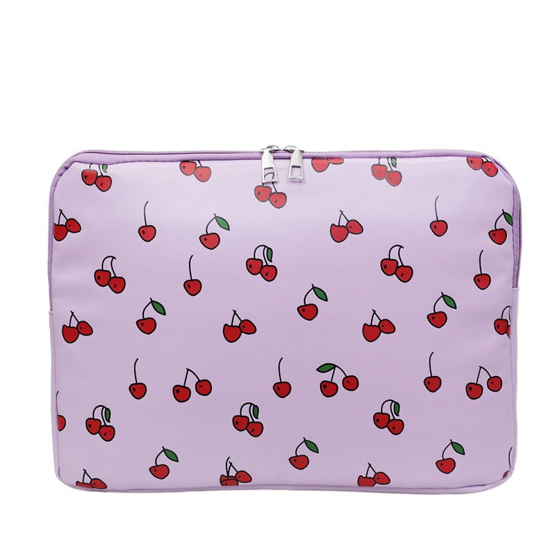 Verspielte Kirschmotiv Laptop Sleeve Brehn