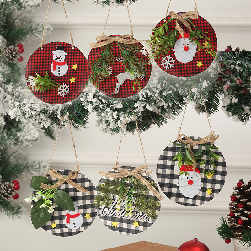 Dekorative Weihnachtsanhänger mit Schneemann-Motiv Brehn