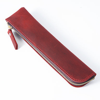 Leder Reißverschluss Bleistiftetui 1790590109