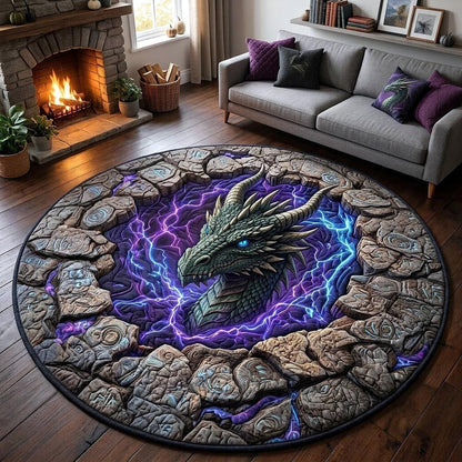 Künstlerischer Drachen-Themen-Teppich