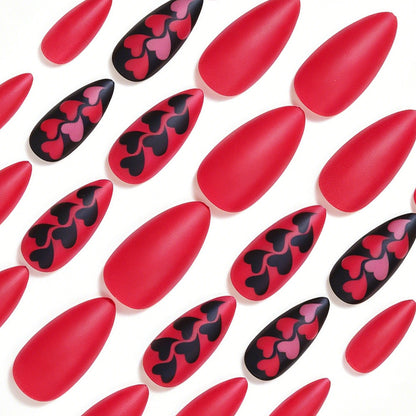 Herz Muster Nagelkunst Set Brehn
