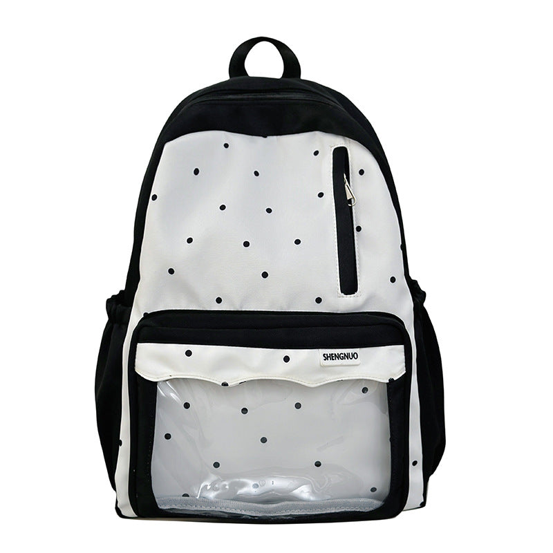 Trendige gepunktete Schul-Rucksack