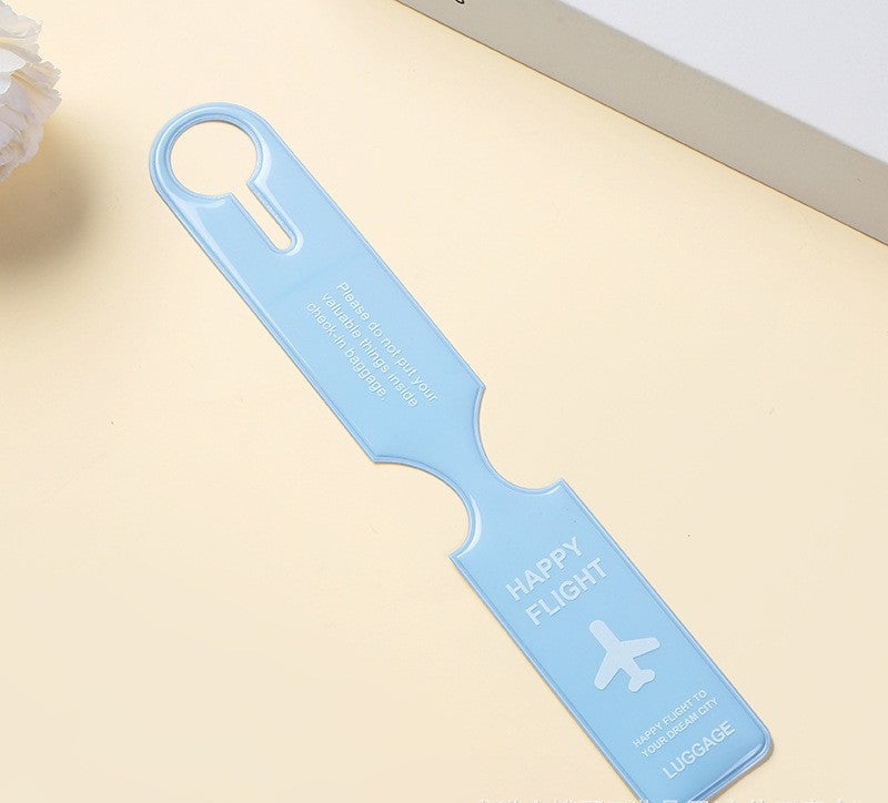 reflektierendes PVC-Gepäckgriff-Etikett mit sicherem Druckverschluss Brehn