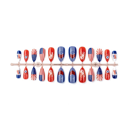 Sport-Themen Press-On Nail Art Set