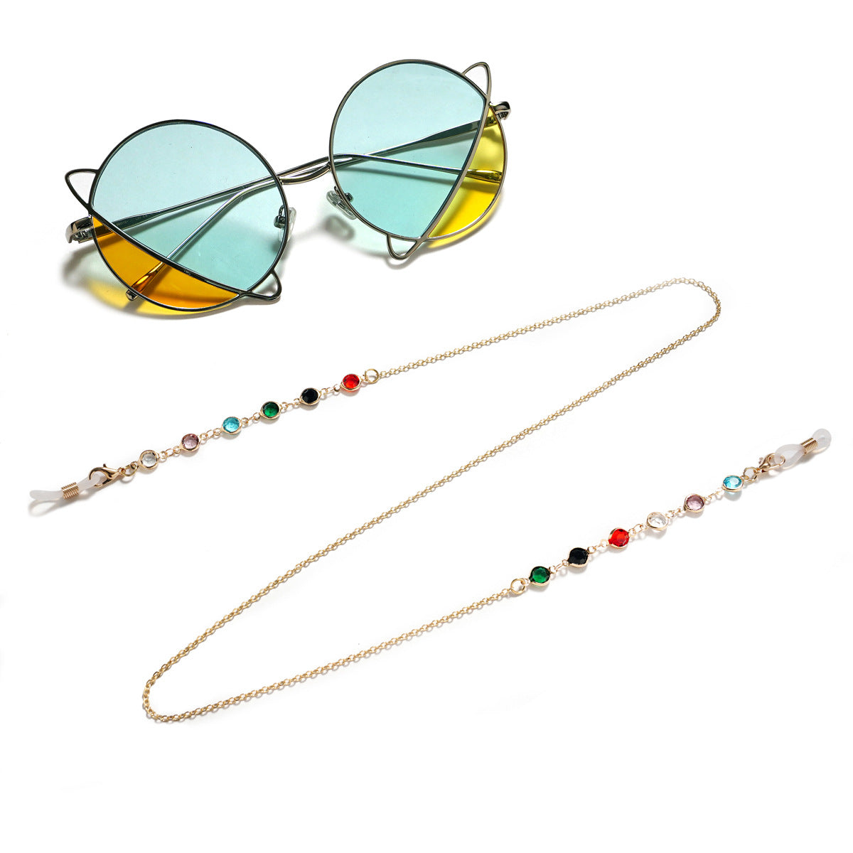 Elegante vergoldete Brillenketten Brehn