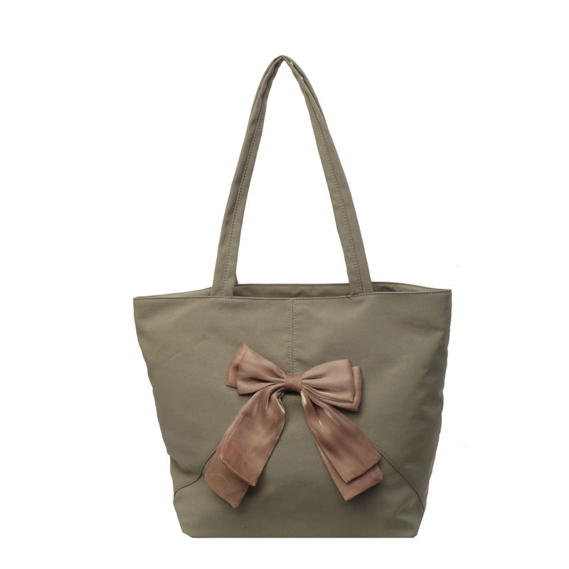Elegante Bow Detail Tragetasche Brehn